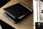 Preview: Dollar Clip Börse PREMIUM LEDER BOXCALF schwarz (glatt) - RFID Protected