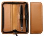 Preview: RV-Schreibgeräteetui PREMIUM LEDER BOXALF cuoiobraun (glatt)