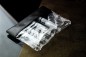 Preview: Flugbeutel mit Inhalt PREMIUM LEDER BOXCALF schwarz (glatt)