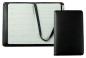 Preview: Pocket Kalenderbuch DIN A6 2026 PREMIUM LEDER BOXCALF schwarz (glatt)