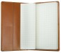 Preview: Notizbuch DIN A5 schmal | Echtleder | BOXCALF hellbraun