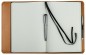 Preview: Notizbuch DIN B5+ | Echtleder | BOXCALF hellbraun
