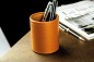 Preview: Schreibtisch Set "OXFORD" 8-teilig PREMIUM LEDER BOXCALF cuoiobraun (glatt)