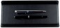 Preview: Federschale PREMIUM LEDER BOXCALF schwarz (glatt)