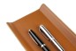 Preview: Federschale PREMIUM LEDER BOXCALF cuoiobraun (glatt)