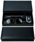 Preview: Ablagekasten mit Deckel PREMIUM LEDER BOXCALF schwarz (glatt)