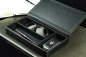 Preview: Ablagekasten mit Deckel PREMIUM LEDER BOXCALF schwarz (glatt)