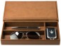 Preview: Ablagekasten mit Deckel PREMIUM LEDER BOXCALF cuoiobraun (glatt)