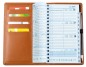 Preview: Taschenkalender mit Spiralbindung 2025 + 2026 in PREMIUM LEDER BOXCALF cuoiobraun (glatt)