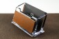 Preview: Visitenkartenhalter Acryl/Leder PREMIUM LEDER BOXCALF cuoiobraun (glatt)