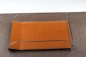 Preview: Briefablagekorb Acryl/Leder PREMIUM LEDER BOXCALF cuoiobraun (glatt)