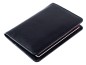 Preview: Reisepass / Impfausweis Etui  PREMIUM LEDER BOXCALF schwarz (glatt) - RFID Protected