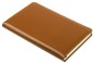 Preview: Notizbuch DIN A5 schmal (gebunden) | Echtleder | BOXCALF hellbraun