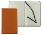 Preview: Notizbuch DIN A5 schmal (gebunden) PREMIUM LEDER BOXCALF cuoiobraun (glatt)