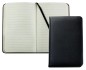 Preview: Pocket Notizbuch (gebunden) PREMIUM LEDER BOXCALF schwarz (glatt)