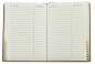 Preview: Adressbuch DIN A6 (gebunden) PREMIUM LEDER BOXCALF cuoiobraun (glatt)