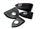 Preview: Kabel Organizer Set - Kabelbinder 4-teilig PREMIUM LEDER BOXCALF schwarz