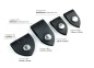 Preview: Kabel Organizer Set - Kabelbinder 4-teilig PREMIUM LEDER BOXCALF schwarz