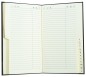 Preview: Adressbuch Pocket Format (gebunden) | Echtleder | BOXCALF schwarz