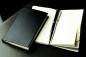 Preview: Adressbuch Pocket Format (gebunden) | Echtleder | BOXCALF schwarz