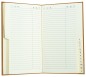 Preview: Adressbuch Pocket Format (gebunden) | Echtleder | BOXCALF hellbraun