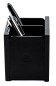 Preview: Stifteköcher DUO - ACRYL schwarz Kombination mit PREMIUM LEDER BOXCALF schwarz (glatt)