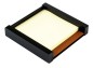 Preview: Haftnotiz Post It Spender - ACRYL schwarz Kombination mit PREMIUM LEDER BOXCALF hellbraun (glatt)