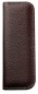Preview: RV-Schreibgeräteetui PREMIUM LEDER SOFT GRAIN dunkelbraun (genarbt)