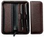 Preview: RV-Schreibgeräteetui PREMIUM LEDER SOFT GRAIN dunkelbraun (genarbt)