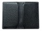 Preview: Visitenkartenetui PREMIUM LEDER SOFT GRAIN schwarz (genarbt)