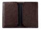 Preview: Visitenkartenetui PREMIUM LEDER SOFT GRAIN dunkelbraun (genarbt)