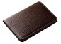 Preview: Reisepass / Impfausweis Etui PREMIUM LEDER SOFT GRAIN dunkelbraun (genarbt)