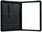 Preview: RV-Schreibmappe DIN A4 mit iPad Fach PREMIUM LEDER SOFT GRAIN schwarz (genarbt)