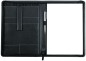 Preview: RV-Schreibmappe DIN A4 mit iPad Fach PREMIUM LEDER SOFT GRAIN schwarz (genarbt)