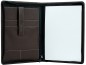 Preview: RV-Schreibmappe DIN A4 mit iPad Fach PREMIUM LEDER SOFT GRAIN dunkelbraun (genarbt)
