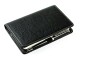 Preview: Pocket Kalenderbuch DIN A6 2026 PREMIUM LEDER SOFT GRAIN schwarz (genarbt)