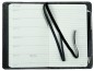 Preview: Pocket Kalenderbuch DIN A6 2027 PREMIUM LEDER SOFT GRAIN schwarz (genarbt)