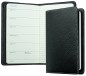 Preview: Pocket Kalenderbuch DIN A6 2027 PREMIUM LEDER SOFT GRAIN schwarz (genarbt)