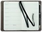Preview: Pocket Kalenderbuch DIN A6 2027 PREMIUM LEDER SOFT GRAIN dunkelbraun (genarbt)