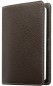 Preview: Pocket Kalenderbuch DIN A6 2027 PREMIUM LEDER SOFT GRAIN dunkelbraun (genarbt)