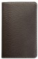 Preview: Pocket Kalenderbuch DIN A6 2027 PREMIUM LEDER SOFT GRAIN dunkelbraun (genarbt)