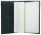 Preview: Notizbuch DIN A5 schmal | Echtleder | SOFTGRAIN schwarz