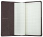 Preview: Notizbuch DIN A5 schmal | Echtleder | SOFTGRAIN dunkelbraun