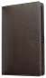 Preview: Notizbuch DIN A5 schmal | Echtleder | SOFTGRAIN dunkelbraun