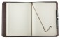 Preview: Notizbuch cirka DIN B5 PREMIUM LEDER SOFT GRAIN dunkelbraun (genarbt)