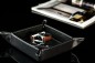 Preview: Taschenleerer PREMIUM LEDER SOFT GRAIN schwarz (genarbt)