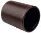 Preview: Stifteköcher PREMIUM LEDER SOFT GRAIN dunkelbraun (genarbt)