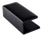 Preview: Briefständer PREMIUM LEDER SOFT GRAIN schwarz (genarbt)