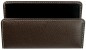Preview: Briefständer PREMIUM LEDER SOFT GRAIN dunkelbraun (genarbt)