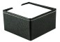 Preview: Zettelkasten PREMIUM LEDER SOFT GRAIN schwarz (genarbt)